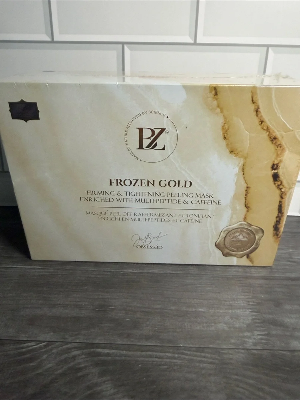 PZ Frozen Gold Firming & Tightening Peeling Mask - Gold